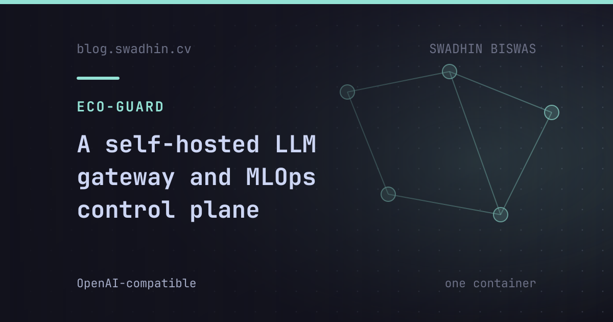 A self-hosted LLM gateway with cost, safety, and MLOps in one container