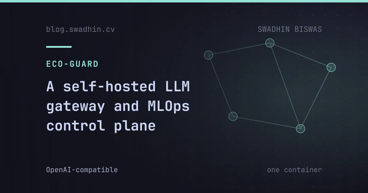 A self-hosted LLM gateway with cost, safety, and MLOps in one container