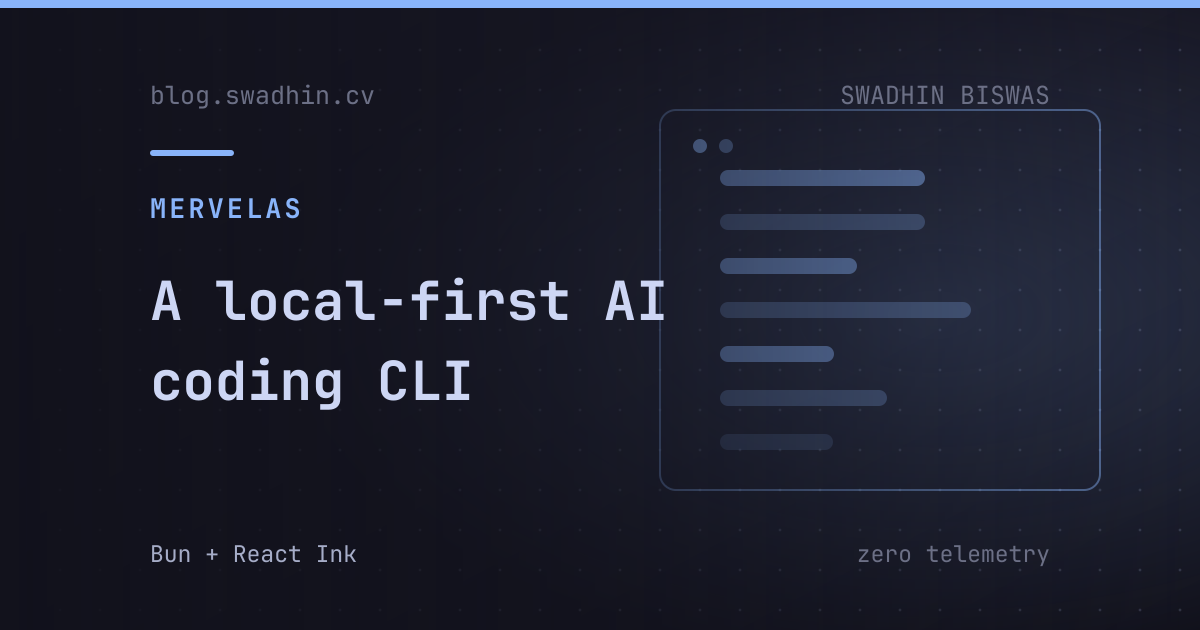A local-first AI coding CLI