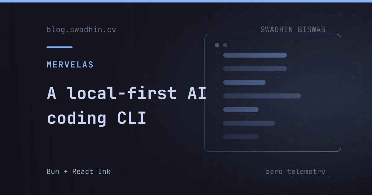 A local-first AI coding CLI